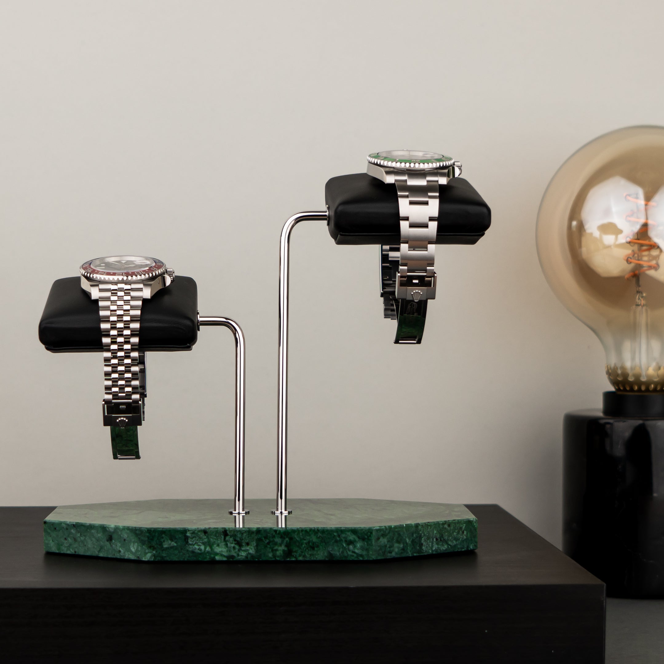 Pearl Verde Watch Stand - Two Watches